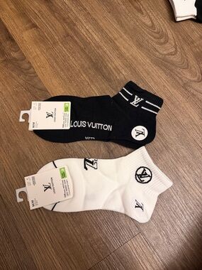 Louis Vuitton White GWP Sock 2